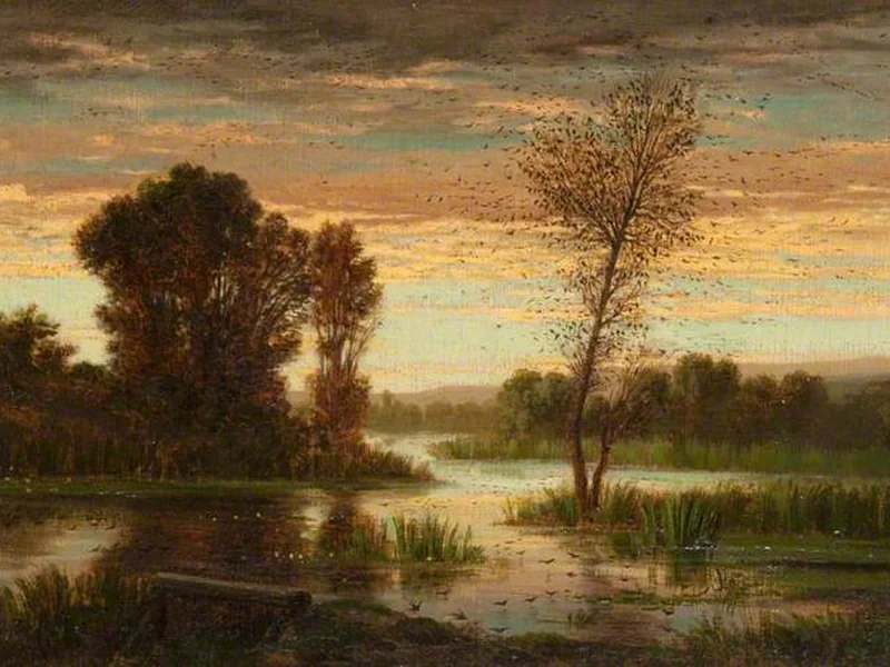 1833-Auguste Allongé - Sfumature della sera - Museo di Paisley